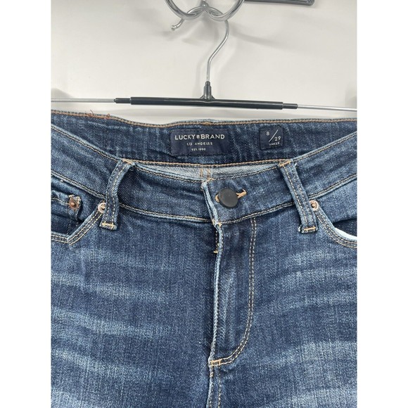 Lucky Brand Sweet Boot Women's 8/29 Dark Wash Blue  Jeans Ankle - Picture 2 of 8